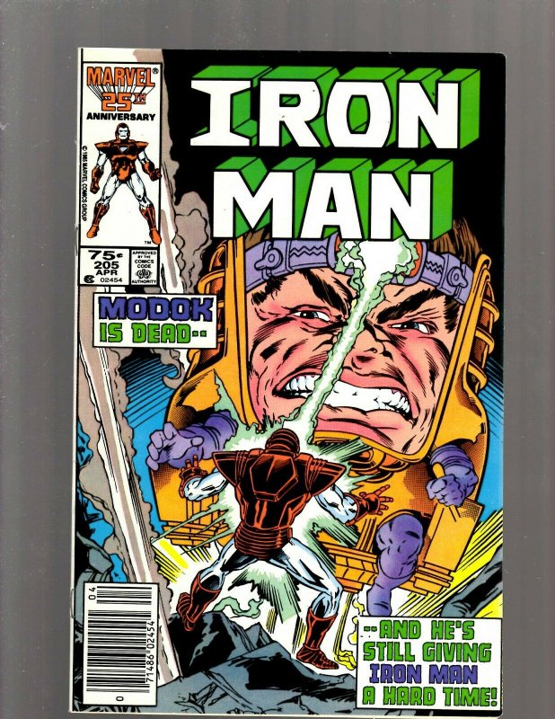 Lot of 12 Iron Man Comics #199 200 202 204 205 206 207 208 209 211 212 215 GB2