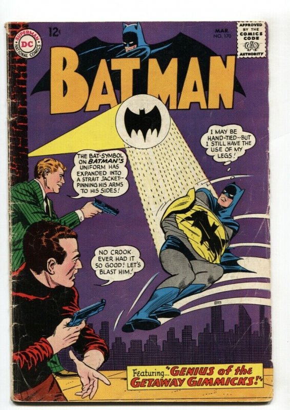 Batman #170 comic book 1965- Bat Signal cover-DC G/VG