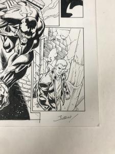 Venom 164 Page 12 Original Art 1/2 Splash Mark Bagley Full Costume Transition Nm