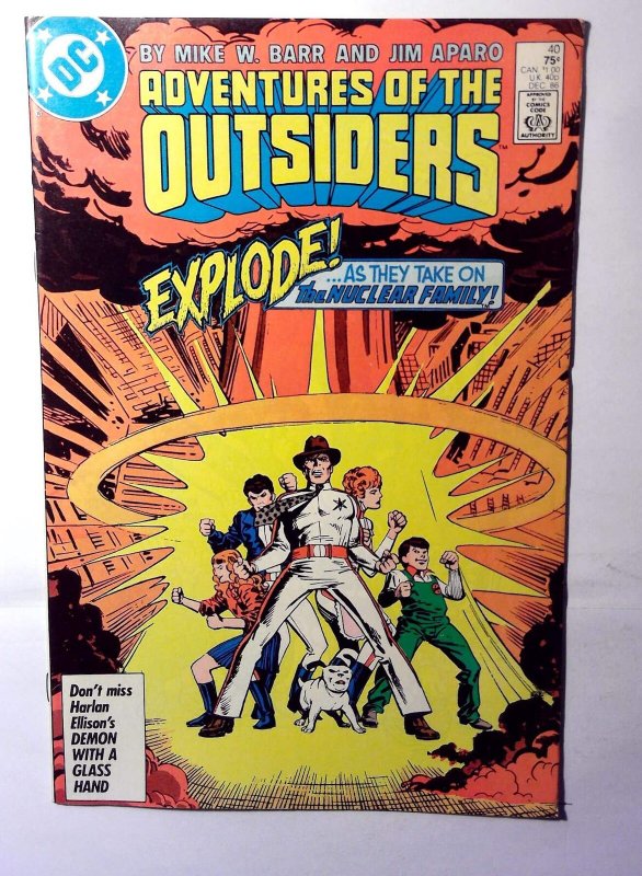Adventures of the Outsiders #40 (1986) DC Comics The Outsiders 1st Print Comic