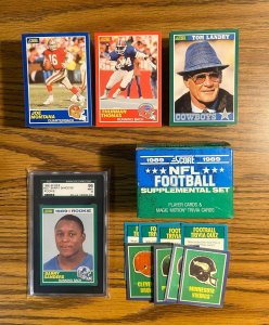 1989 Score Football Set (330) SGC MINT 9 Barry Sanders Rookie + Update Set (110)