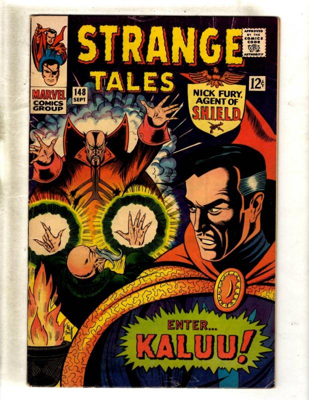 Strange Tales # 148 FN Marvel Comic Book Human Torch Fantastic Four Thing FM2