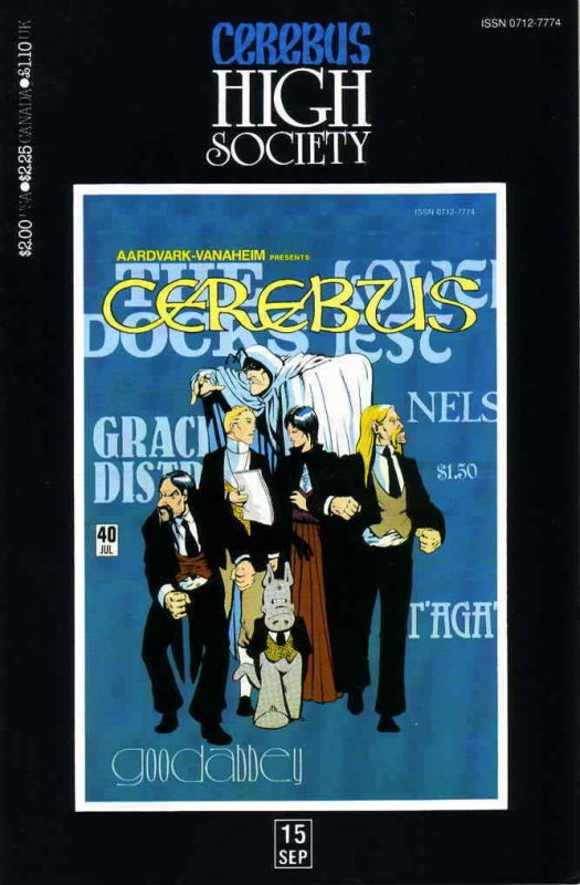 Cerebus High Society #15 FN; Aardvark-Vanaheim | save on shipping - details insi