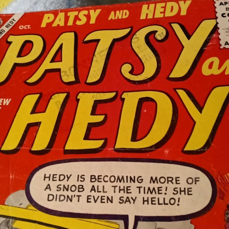 Patsy Walker and Hedy 38 Golden Age 1955 Atlas Marvel timely Comic good girl art