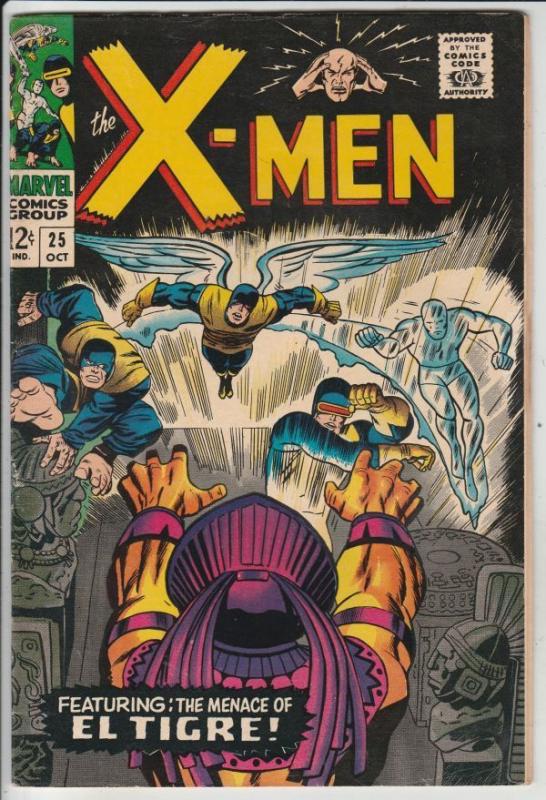 X-Men #25 strict VF- 8.0 High-Grade  1st Appearance  - El Tigre   Many more up