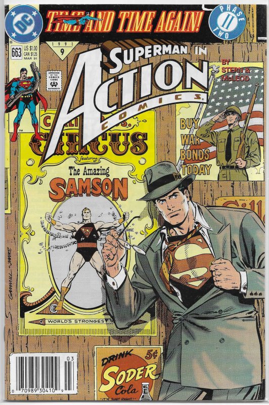 Action Comics   vol. 1   #663 VG (Time and Time Again 2)