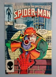 Spectacular Spider-Man #104 DIRECT EDITION Marvel 1985 LN1