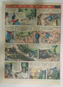 Superman Sunday Page #909 by Wayne Boring from 3/31/1957 Size ~11 x 15 inches