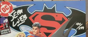 SUPERMAN/BATMAN #9 (DC 2004) JEPH LOEB Signed/Numbered 184/299 Exclusive + COA!