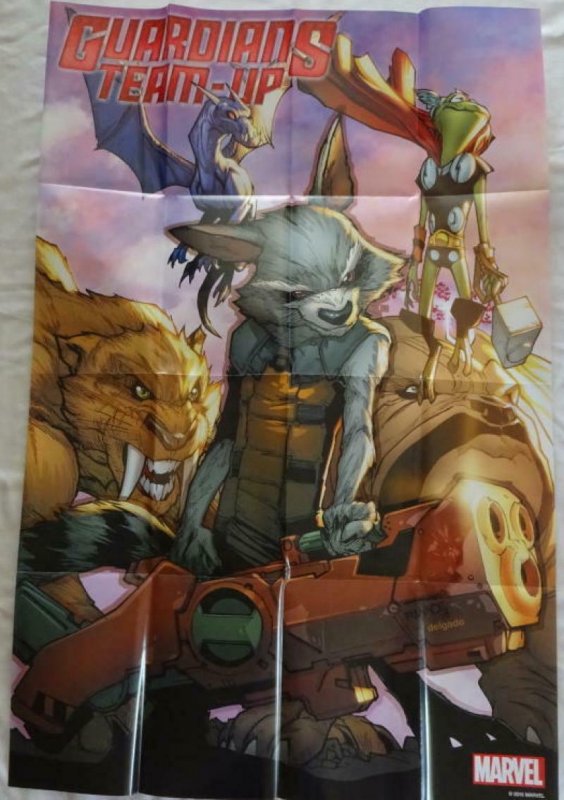 GUARDIANS TEAM-UP  Promo Poster, 24 x 36, 2015, MARVEL, Unused 197