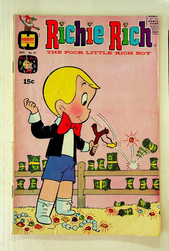 Richie Rich #97 (Sep 1970, Harvey) - Good- | Comic Books - Bronze Age, Harvey, Richie Rich, Cartoon Character / HipComic Richie Rich #97 (Sep 1970, Harvey) - Good- | Comic Books - Bronze Age, Harvey, Richie Rich, Cartoon Character / HipComic