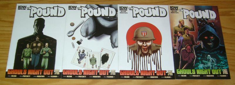 the Pound: Ghouls Night Out #1-4 VF/NM complete series featuring proof 2 3 set