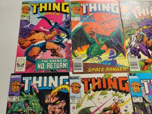 6 Marvel Comic Books The Thing #10 11 12 13 14 15 26 SM3