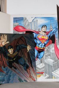 1993 Superman Limited Ed. Art Portfolio 8 Illustration Posters ~ WH