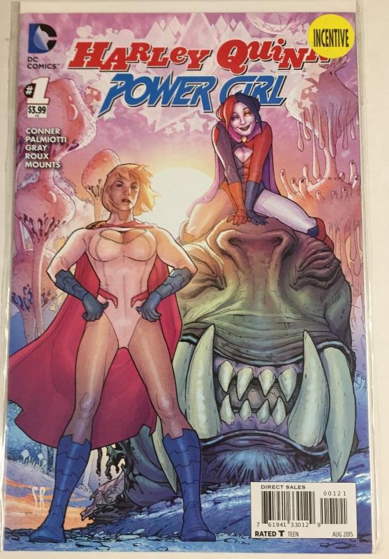  HARLEY QUINN and POWER GIRL #1-6 plus Variant! 7 books! VF-NM! Bagged&Boarded