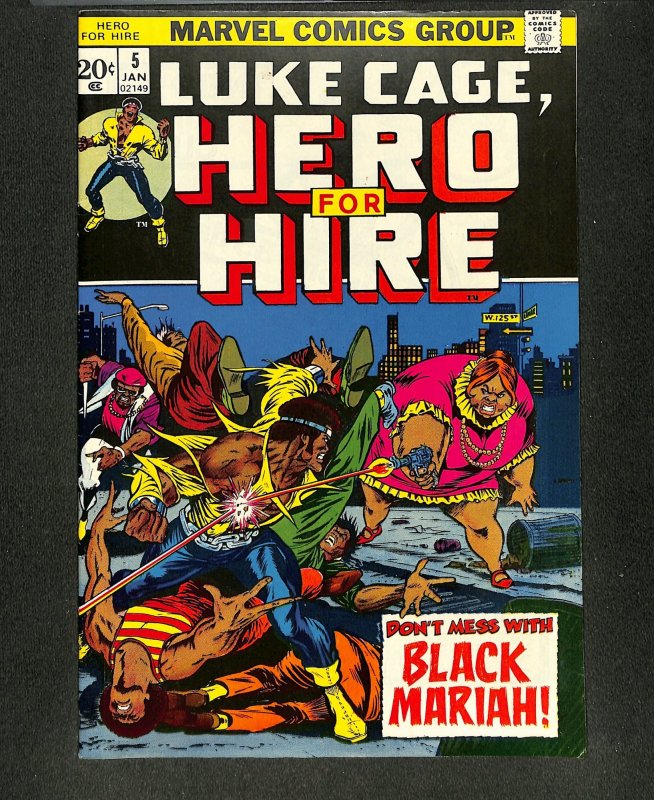 Hero For Hire #5 1st Black Mariah!