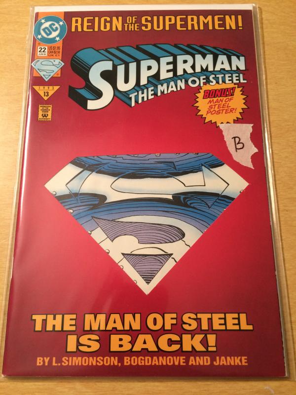 Superman The Man of Steel #22 Reign of the Supermen