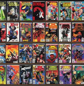 Huge Lot 140+ Comics with X-Force, Wolverine, Uncanny X-Force, Justice & More!