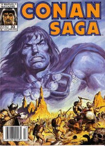 Conan Saga #33 FN ; Marvel |