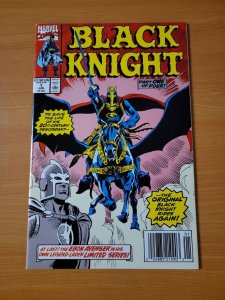 Black Knight #1 Newsstand Variant ~ NEAR MINT NM ~ 1990 Marvel Comics