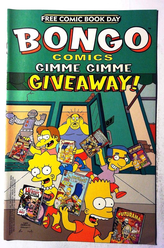 Free Comic Day Gimme! Gimme! Giveaway! #2005 Bongo Simpsons Home Simpson Comic