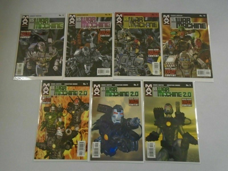 War Machine lot 2 sets 15 different issues 8.0 VF (2001+03) 