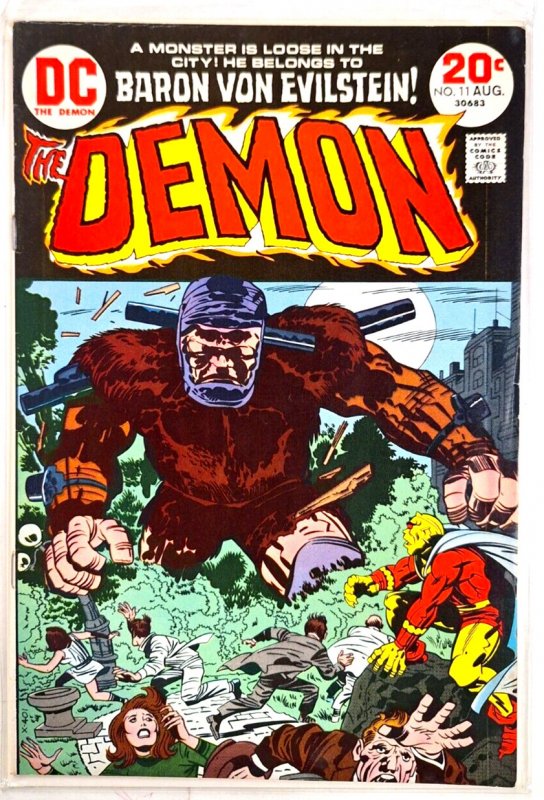 DEMON 11 VF  (AUGUST 1973)  more Kirby injections into the DCUniverse