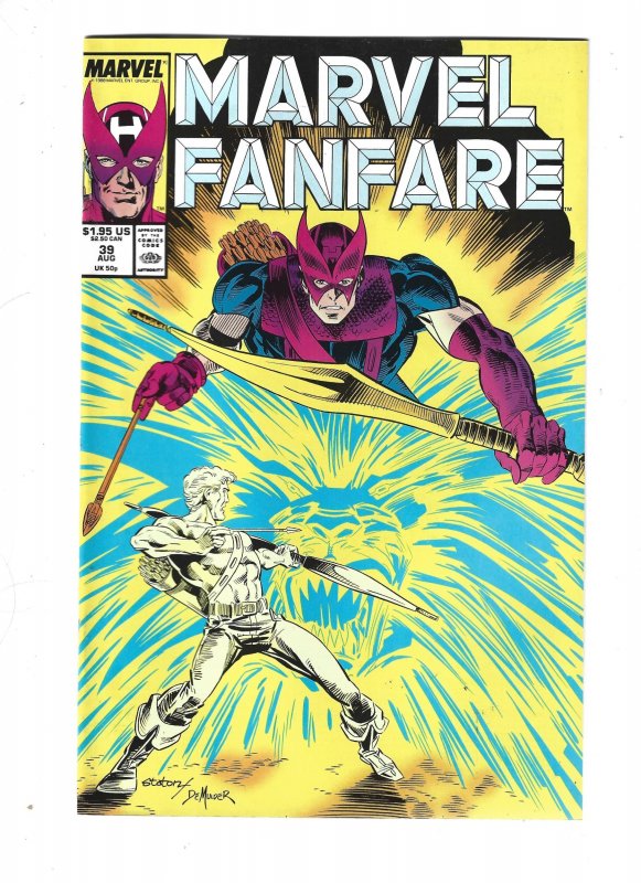 Marvel Fanfare #36 through 39 (1988)