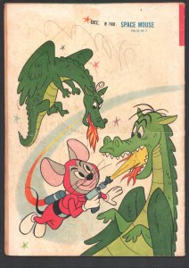 Space Mouse #3 1963-Gold Key-Dragon Train-Flying Saucer  sci-fi cover & sto...