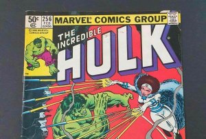 Incredible Hulk #256  Marvel Comics 1981 Fn- Newsstand