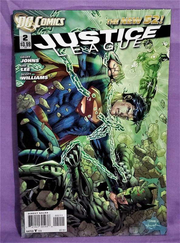 JUSTICE LEAGUE #1 - 8 Geoff Johns JIm Lee Shazam DC New 52 (DC, 2011)! 