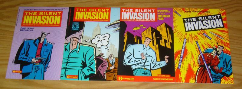 the Silent Invasion #1-12 VF/NM complete series + poster - a sci-fi mystery set