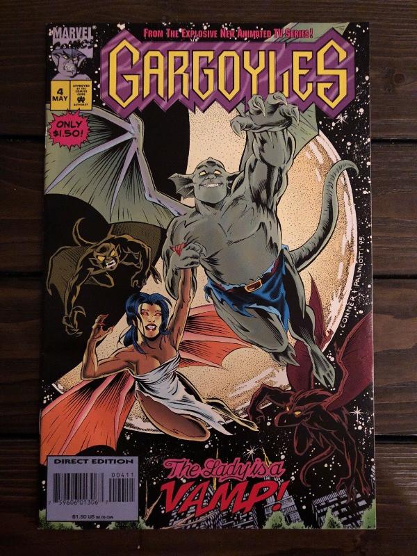 Gargoyles #4 (1995, Marvel) NM Based on the Disney Animated TV Series Scarce HTF