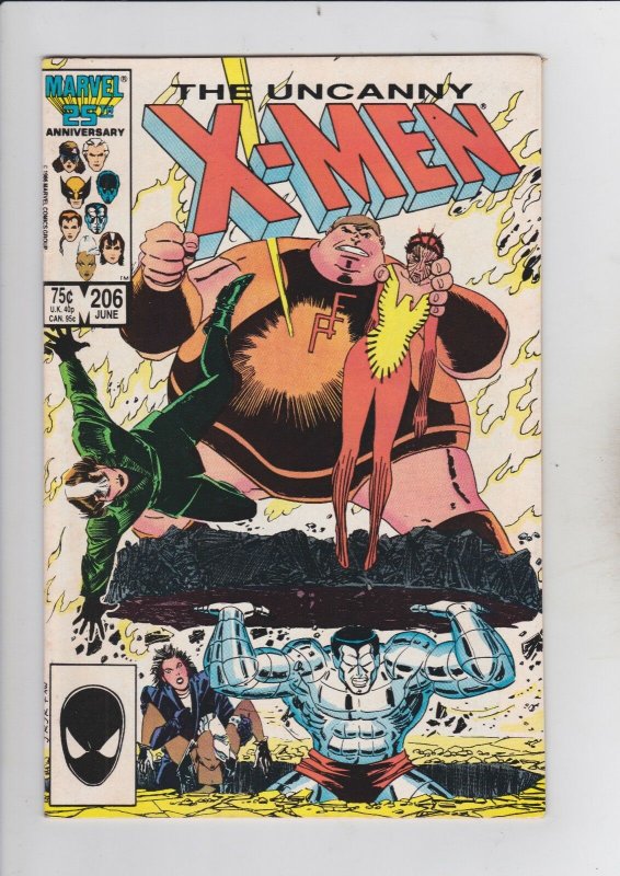 Marvel Comics Group! The Uncanny X-men! Issue 206!