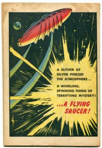 Vic Torry And His Flying Saucer 1950 POWELL Rare Fawcett one shot VG