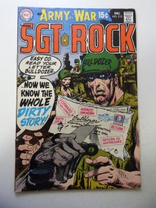 Our Army at War #213 (1969) FN Condition 1/4 spine split