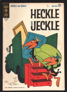 Heckle & Jeckle #3 1963-Gold Key-Back cover art-Gopher Broke appears-FN