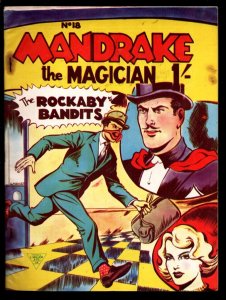 Mandrake the Magician #18 1962-Rockaby Bandits-Rusty staples-Published in U...