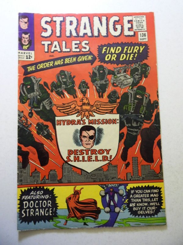 Strange Tales #136 (1965) FN- Condition