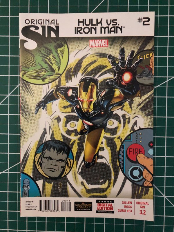 Original Sin #3.2, 3.3, 3.4 (2014) Hulk vs. Iron Man
