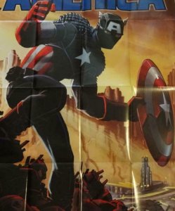 CAPTAIN AMERICA Promo Poster, 24 x 36, 2012, MARVEL Unused more in our store 139