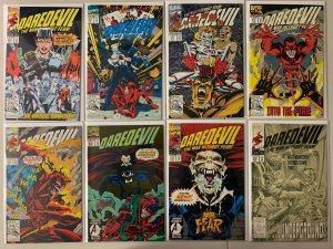 Daredevil 1st series comics lot #185-318 34 diff avg 6.0 (1982-93)