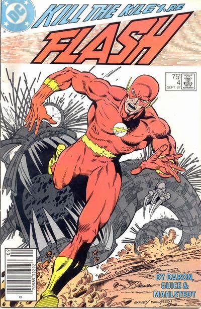 Flash (2nd Series) #4 (Newsstand) VF ; DC | Mike Baron Kilg%re