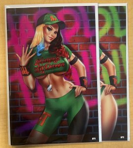Hardlee Thinn #1 John Cena WWE Homage 2 Book AP Set by Elias Chatzoudis