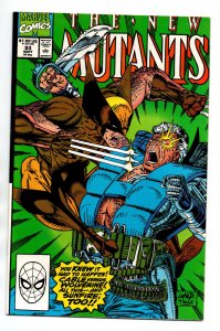 New Mutants #93 - Wolverine vs Cable - Liefeld - 1990 - (-NM)