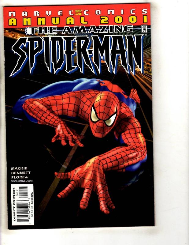 7 Amazing Spider-Man Marvel Comic Books ANNUALS # 19 20 22 23 24 25 01' CR60