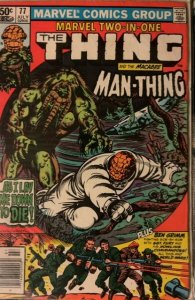 Marvel Two-in-One #77 (1981) The Thing 