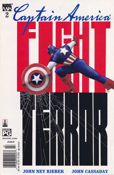 Captain America (4th Series) #2 (Newsstand) FN ; Marvel | Marvel Knights