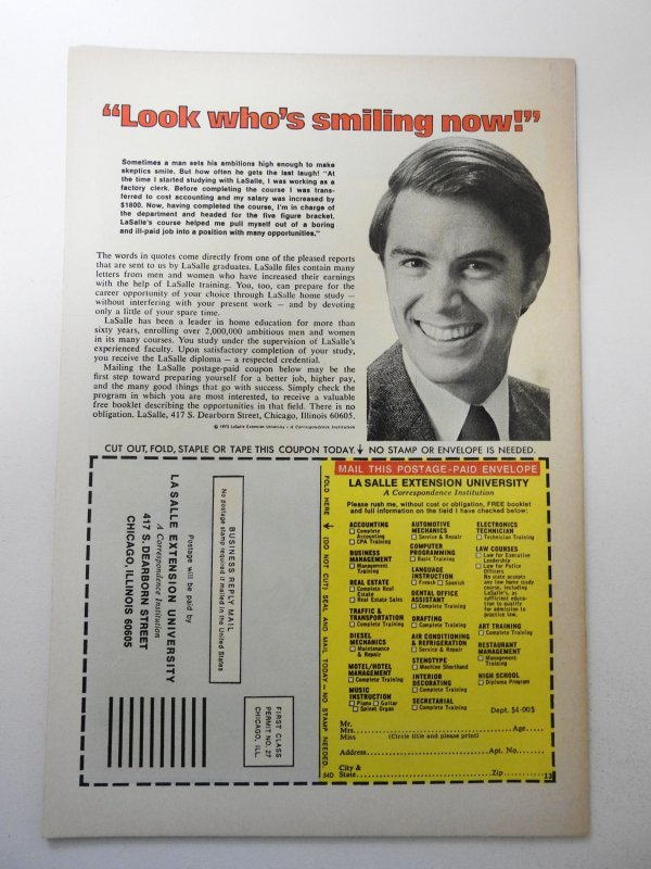 Supernatural Thrillers #8 (1974) FN+ Condition! MVS intact!