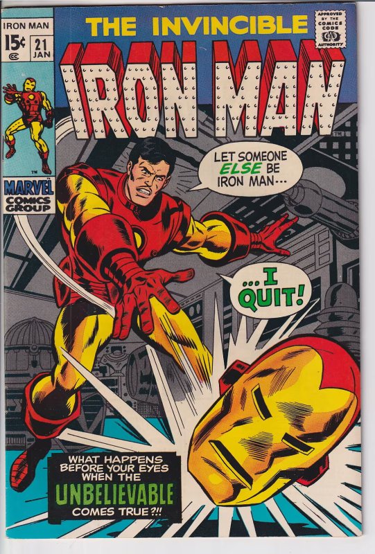 IRON MAN (1968 MARVEL) #21